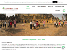 Tablet Screenshot of myanmartraveler.com